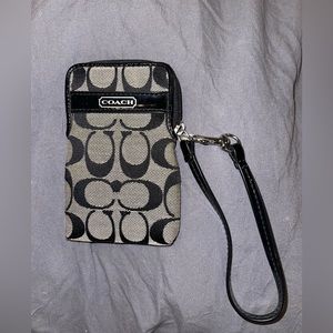 Coach wallet/phone wristlet!